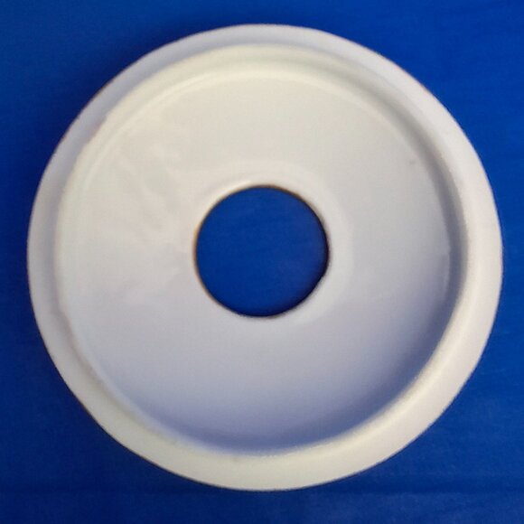 Antique Weimar Hand-Painted Porcelain Powder Jar & Hair Receiver Set - Picture 6 of 10